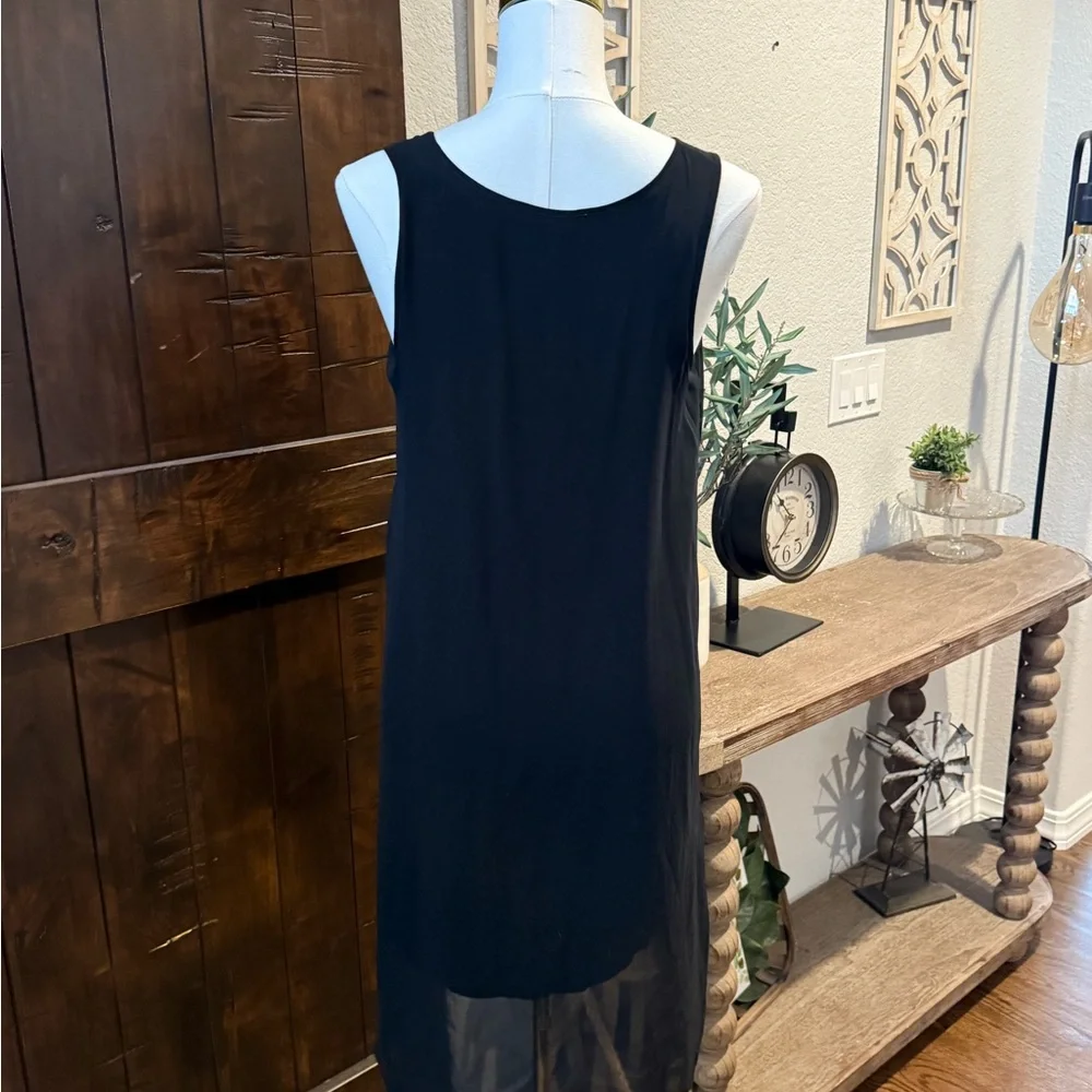 Kenneth Cole New York Black Sleeveless Shift Dress - Picture 3 of 4
